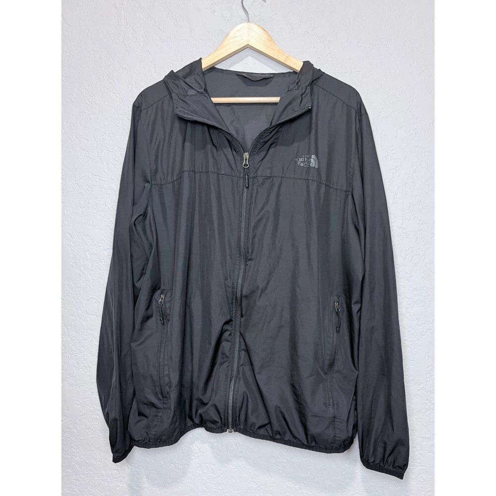 The North Face Cyclone 2 Black Windbreaker Hoodie Gorpcore Hiking Outdoor Jacket